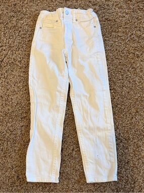 White High-Waist Skinny Jeans